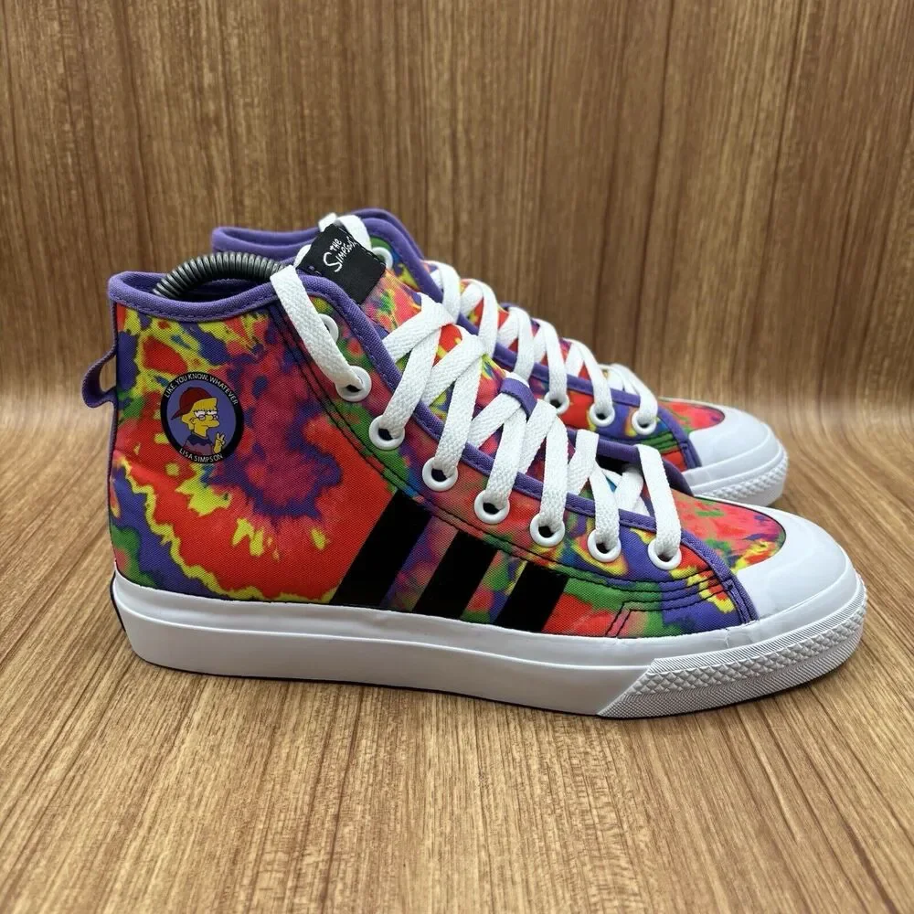 Adidas‎ Originals Nizza Junior SZ 7 Y Women 9 Lisa Simpson Sneakers THE SIMPSONS